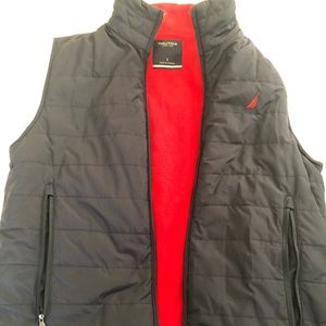 Navy nautica vest small